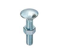 Unifix Grade 4.8 Cup Square Hex Bolts & Nuts - M6 X 75 - Box Of 100