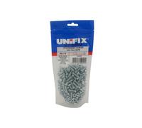 Unifix Grade 8.8 Hex Setscrews & Full Nuts M8 x 40 Bag of 45 in Silver Unifix Silver