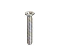 Unifix Machine Screws Pozi Csk Head Din 965Z Bzp - M4 X 10 in Silver Unifix Silver