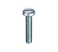 Unifix Machine Screws Slotted Pan Head M6 x 12 in Silver Unifix Silver