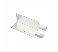 Unifix Mortice Arris Rail Bracket 9Gamarmort/005 - Pack Of 20, Silver - Mounting Bracket For External Fencing