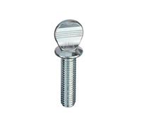 Unifix Steel Shouldered Thumbscrews Bzp M5 x 12 - Box of 1000 in Silver Unifix Silver