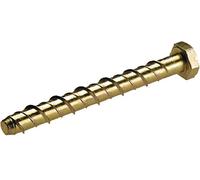 Unifix V35167 12x130mm Thunderbolt Zinc and Yellow Hex Head Masonry Anchor (Box of 25), Set of 25 Pieces