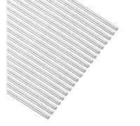 Unifizz 1.2mm x 200mm 304 Stainless Steel Solid Round Rod for DIY Craft Model Car Helicopter Airplane - 20pcs