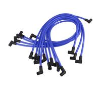 Unifizz 10.5MM High-Performance Spark Plug Wire Set, Compatible with Chevy SBC 350, 383, 400, 454, BBC 572, 632 V8 Engines, Blue Ignition Wires