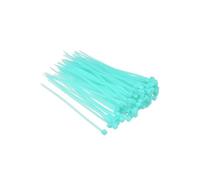 Unifizz 100PCS Cable Zip Ties 100mm x 2.5mm Light Blue - Self-Locking Nylon Tie Wraps Nylon Cable Wire Ties for Household, Office & DIY Use
