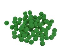 Unifizz 100Pcs Pom Felt Balls, 1.5cm Green Fabric Pom Poms for Crafts, DIY Decor and Festive