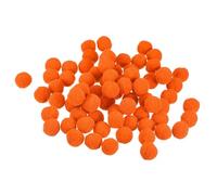 Unifizz 100Pcs Pom Felt Balls, 1.5cm Orange Fabric Pom Poms for Crafts, DIY Decor and Festive