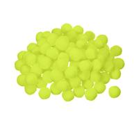 Unifizz 100Pcs Pom Felt Balls, 1cm Neon Green Fabric Pom Poms for Crafts, DIY Decor and Festive