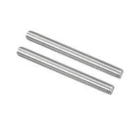 Unifizz 10Pcs M10 x 100mm Fully Threaded Rod, 304 Stainless Steel Right Hand Long Threaded Screw Rods Fasteners Bars Studs
