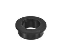 Unifizz 1Pcs Rubber Grommet 38mm Drill Hole, 28mm ID Hole Top Hat Grommet Black Silicone Hole Plug Gasket for Automotive, Machinery and Wiring Applications