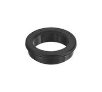 Unifizz 1Pcs Rubber Grommet 48mm Drill Hole, 38mm ID Hole Top Hat Grommet Black Silicone Hole Plug Gasket for Automotive, Machinery and Wiring Applications