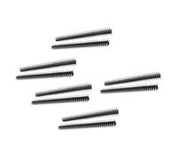 Unifizz 2.0mm Pitch Straight Double Row Male Pin Header 2x40P Copper Connector Strip for PCB Board Prototyping Pack of 10