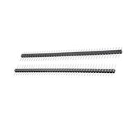 Unifizz 2.0mm Pitch Straight Single Row Male Pin Header 1x40P Copper Connector Strip for PCB Board Prototyping Pack of 18