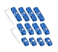 Unifizz 2 Set 8mm Spark Plug Wire Separators Kit,Spark Plug Wire Separators Plastic Kit,Engine Spark Plug Wire Separator Divider,Plug Wire Divider Looms Ignition Wire Separators Holders (Blue)