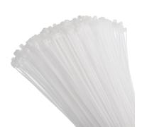 Unifizz 2000PCS Cable Ties 120mm x 2.5mm White - Heavy Duty Nylon Zip Ties Set for Wire Management, Strong Plastic Cable Wraps for Household, Office & DIY Use