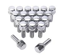 Unifizz 20PCS M12X1.25 19mm Hex 28mm Shank Wheel Bolts for 2014-2023 Jee-p Cher-okee 2017-2023 Jee-p Compass 2015-2023 Jee-p Rene-gade