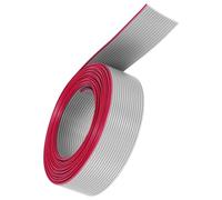 Unifizz 28AWG 16 Pin IDC Flat Ribbon Cable, 1.27mm Pitch 3m Length Jumper Wire for PC, LED Display, DIY Electronics