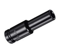 Unifizz 2Pcs 1/2 Inch Drive - 10mm Deep Impact Socket with 6 Point Design, Heat-Treated Cr-V Steel 78mm Length, Metric Sizes