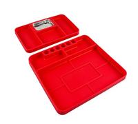 Unifizz 2pcs Silicone Tool Tray with Magnetic Small Parts Tray - Non-Slip Flexible Tool Organizer - Tool Storage
