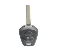 Unifizz 3 Buttons Uncut Insert Key Fob Black Remote Control Case Shell Replacement New for Porsche- Cayenne 911 996 Boxster S 986