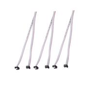 Unifizz 3 Pcs 6 Pin IDC Flat Ribbon Cable, 2.54mm Pitch 50cm Length FC to FC Connector A-type Jumper Wire for PC Motherboard, 3D Printer, LED Display