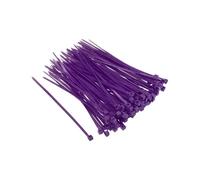 Unifizz 300PCS Cable Ties 100mm x 2.5mm Purple - Heavy Duty Nylon Zip Ties Set for Wire Management, Strong Plastic Cable Wraps for Household, Office & DIY Use