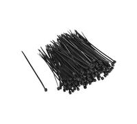 Unifizz 300PCS Cable Ties 80mm x 1.8mm Balck - Heavy Duty Nylon Zip Ties Set for Wire Management, Strong Plastic Cable Wraps for Household, Office & DIY Use