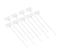 Unifizz 300PCS Marker Cable Zip Ties - Self-Locking Nylon Ties for Cable Wraps, Indoor & Outdoor Use, 3×165mm, White