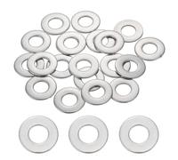Unifizz 304 Stainless Steel M8 Flat Washers, 8.5mm ID 18mm OD 1.2mm Thick Metal Washers, 20Pcs