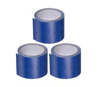 Unifizz 3pcs Tarpaulin Repair Tape, 3.15" x14.6ft Universal Waterproof Awning Cloth Repair Tape for Crafts Home Improvement Outdoor Tent, Blue