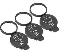 Unifizz 3pcs Windshield Wiper Washer Black Fluid Reservoir Tank Bottle Cap 13227300 for Chevrolet for GMC for Cadillac for Buick 12788573