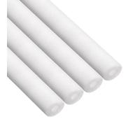 Unifizz 4 Pcs Foam Tube Pipe Insulation Sleeve 3.28ft Length 20mm/0.79" ID 40mm/1.57" OD - White EPE Pipe Cover for Heat Retention, Anti-Collision and Outdoor Freeze Protection