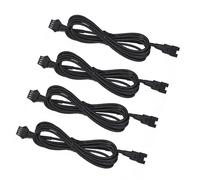 Unifizz 4Pcs 60in RGB LED Multi-Color Accent Light Extension Cable Wire Cord Set for LED Motorcycle ATV Car Light