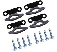 Unifizz 4PCS Truck Bed Hooks Anchor Points with 1/4''Self-Drilling Screws Fit for Ford F150 Bed Tie Downs for Straps, Chains, Ropes