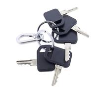 Unifizz 5PCS Ignition Keys AM131841 Compatible with John Deere 300 400 GT GX LX Series 130 160 165 Gator 4X2 6X4 Gator Key with Keychain