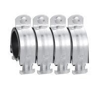 Unifizz 5Pcs Rubber Cushion Strut Clamp 2" Pipe Cushion Clamp for Mounting Copper Piping PEX Pipe CVPC Tubing to Strut Channels