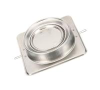 Unifizz 6 Inch Backdraft Damper, Stainless Steel Flexible Airflow Ducting Insert Backflow Preventer Draft Blocker for Kitchen Bathroom Exhaust Fan, Silver