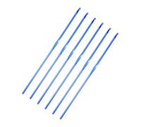 Unifizz 6Pcs 2.5mm Aluminum Crochet Hooks Knitting Needles for DIY Craft Yarn