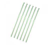 Unifizz 6Pcs 4mm Aluminum Crochet Hooks Knitting Needles for DIY Craft Yarn