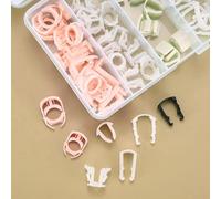 Unifizz 77 Pcs Fuel Line Retainer Clip Assortment Kits, Car Auto Fuel Line Retaining Clips, 3/8" 5/16" Fuel Line Hose Pipe Retainer Retaining Clips