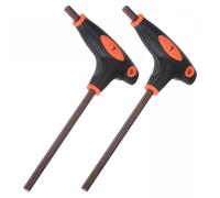 Unifizz 7mm Metric T-Handle Hex Key Dual Flat End Hexagon Wrench Spanner S2 Steel Allen Key 2 Pcs