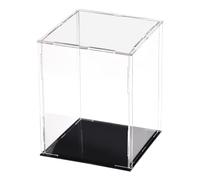 Unifizz Acrylic Clear Display Case Box Dustproof Protection Showcase Cube Collectibles Show Box 3.9x3.9x5.9inch