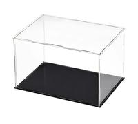 Unifizz Acrylic Clear Display Case Box Dustproof Protection Showcase Cube Collectibles Show Box 9.8x5.9x5.9inch