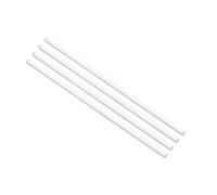 Unifizz Acrylic Round Rod,Clear,3mm Diameter 200mm Length,Solid Plastic PMMA Bar Stick 4pcs