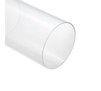 Unifizz Acrylic Tube Clear Plastic Pipe Round Rigid Tubing 145mm ID 150mm OD 10" for Lighting, Models, Plumbing, Crafts