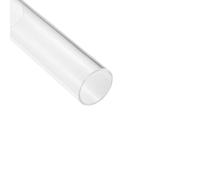 Unifizz Acrylic Tube Clear Plastic Pipe Round Rigid Tubing 36mm ID 40mm OD 6" for Lighting, Models, Plumbing, Crafts