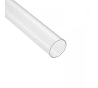 Unifizz Acrylic Tube Clear Plastic Pipe Round Rigid Tubing 51mm ID 55mm OD 14" for Lighting, Models, Plumbing, Crafts