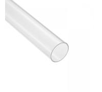 Unifizz Acrylic Tube Clear Plastic Pipe Round Rigid Tubing 56mm ID 60mm OD 14" for Lighting, Models, Plumbing, Crafts