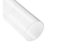 Unifizz Acrylic Tube Clear Plastic Pipe Round Rigid Tubing 76mm ID 80mm OD 6" for Lighting, Models, Plumbing, Crafts